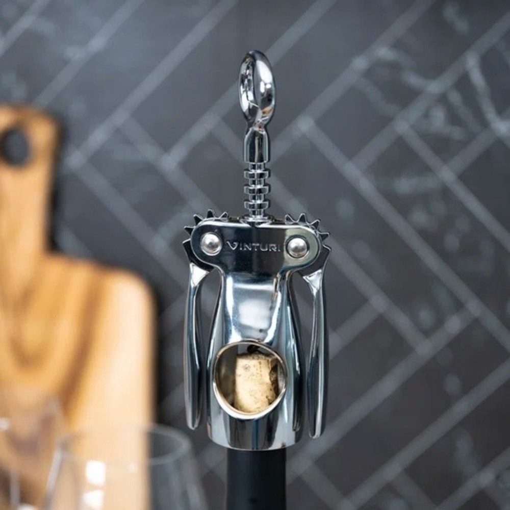 Vinturi Wine Tool Set Bundle Wine Aerator, Winged Wine Opener and Wine Stopper. - Picture 8 of 8